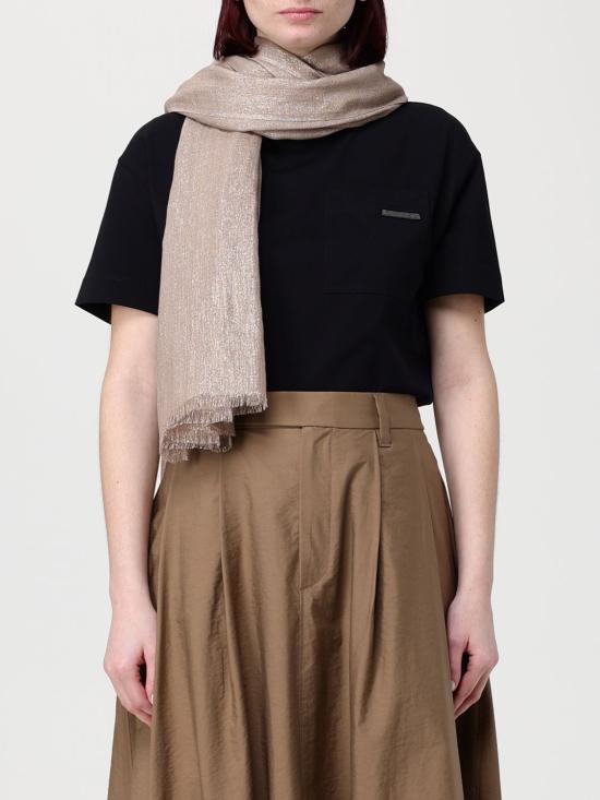 26SS 브루넬로 쿠치넬리 머플러/스카프 MSCDAR097 C8573 Mastic - BRUNELLO CUCINELLI