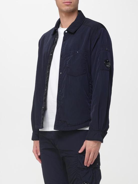 26SS 씨피 컴퍼니 크롬-R 패딩 렌즈 오버셔츠 20CMOS056A005904G 888 Blue - C.P. COMPANY