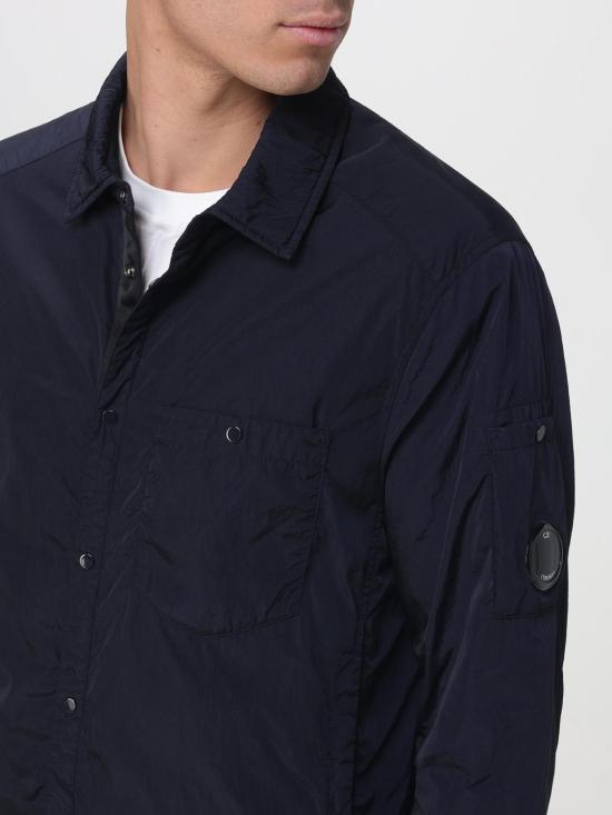 26SS 씨피 컴퍼니 크롬-R 패딩 렌즈 오버셔츠 20CMOS056A005904G 888 Blue - C.P. COMPANY