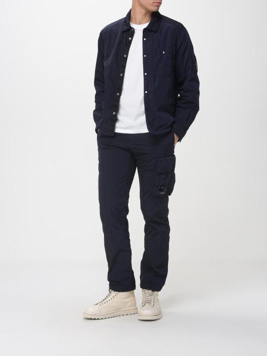 26SS 씨피 컴퍼니 크롬-R 패딩 렌즈 오버셔츠 20CMOS056A005904G 888 Blue - C.P. COMPANY