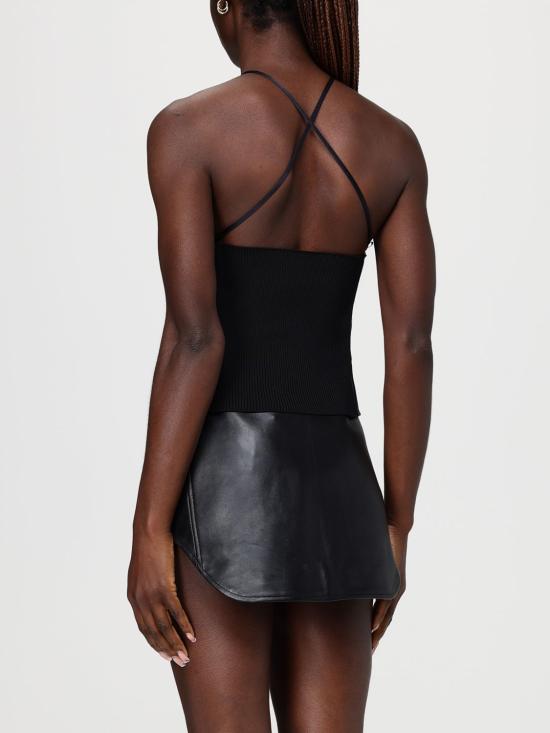 26SS 디젤 민소매 티셔츠 A222020CLBQ 9XX Black - DIESEL