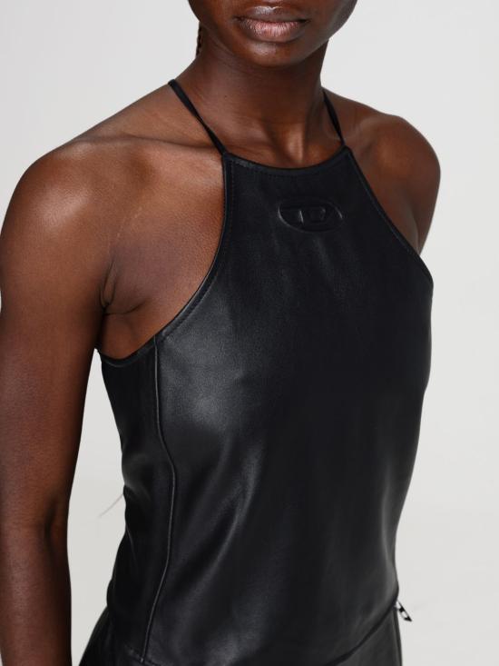 26SS 디젤 민소매 티셔츠 A222020CLBQ 9XX Black - DIESEL