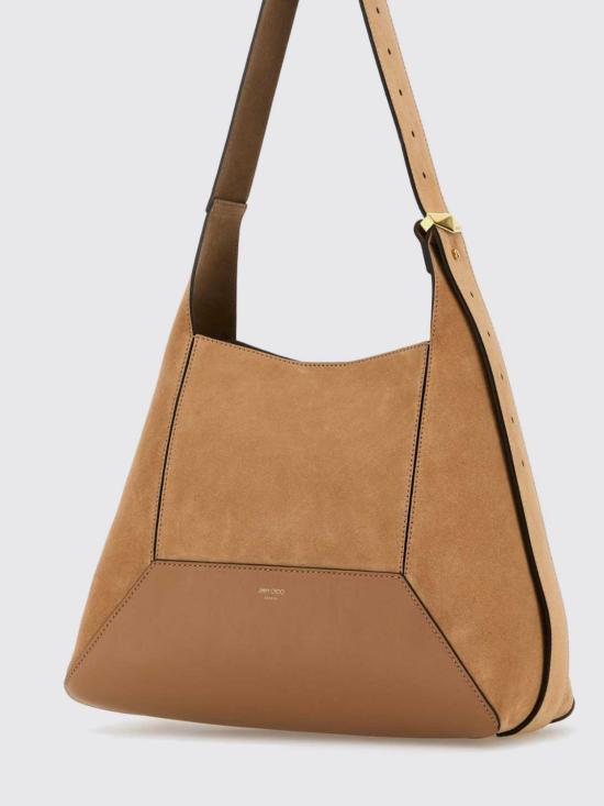 26SS 지미추 숄더백 DIAMONDHOBOMSUE TOFFEEGOLD Coffee - JIMMY CHOO