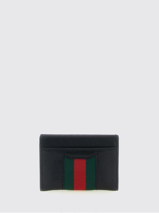 26SS 구찌 홀스빗 웹 카드 케이스 867122AAGF7 1053 Black - GUCCI