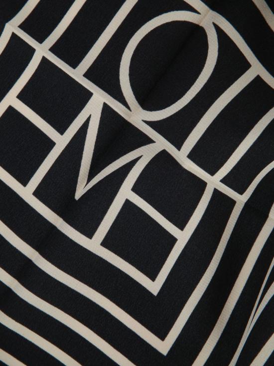 26SS 토템 시그니처 모노그램 실크 스카프 222852800 200 Black - TOTEME