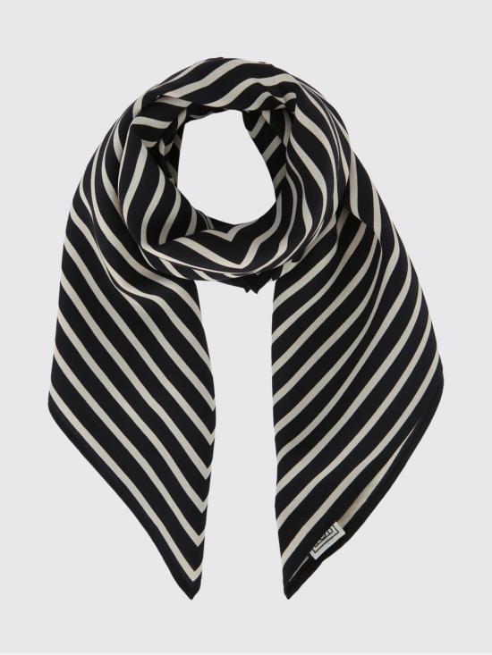 26SS 토템 시그니처 모노그램 실크 스카프 222852800 200 Black