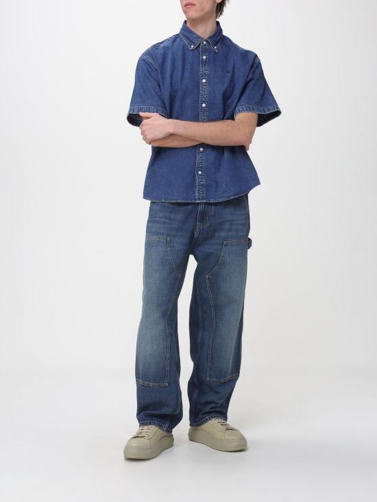 26SS 칼하트 WIP 숏슬리브 루카스 셔츠 I034575 0106 Blue - CARHARTT WIP