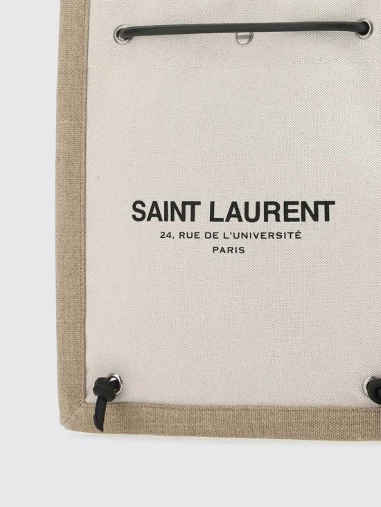 26SS 생로랑 캔버스 유니버시테 플랫 크로스바디백 71027295GFE 9054 Beige - SAINT LAURENT