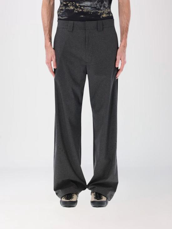 26SS 로아 스트레이트 팬츠 YBUW012FA05 BLK0001 Black