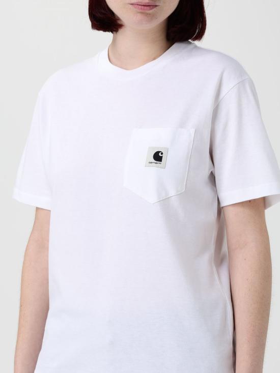 26SS 칼하트 WIP 포켓 티셔츠 I032215 02XX White - CARHARTT WIP