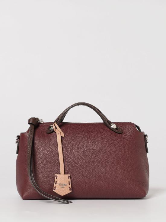 26SS 펜디 바이 더 웨이 소프트 미디움 백 8BL155AVTC F1UR6 Burgundy