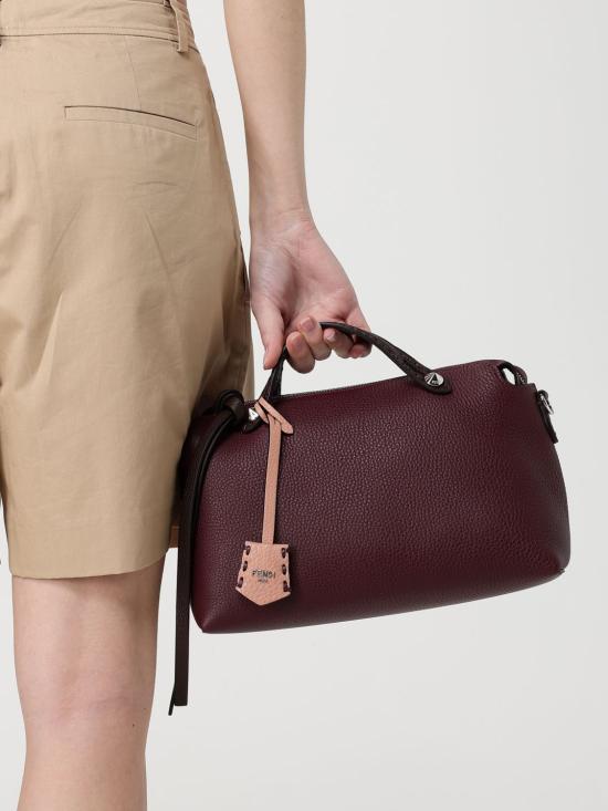 26SS 펜디 바이 더 웨이 소프트 미디움 백 8BL155AVTC F1UR6 Burgundy - FENDI