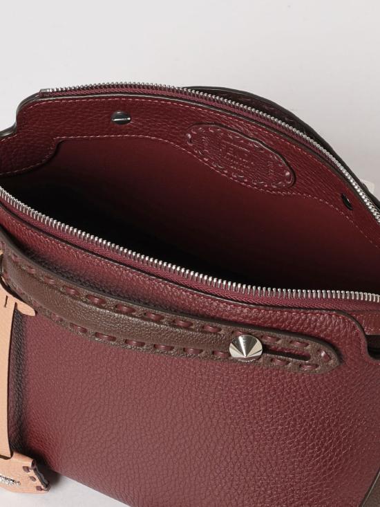 26SS 펜디 바이 더 웨이 소프트 미디움 백 8BL155AVTC F1UR6 Burgundy - FENDI