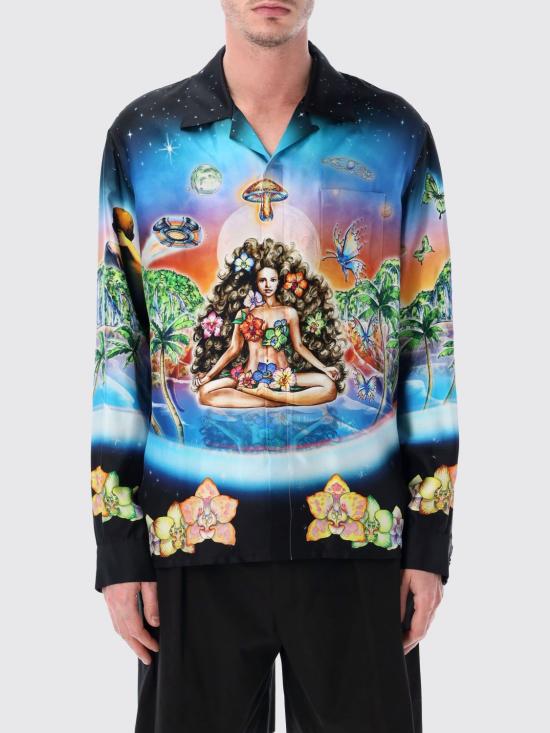 26SS 카사블랑카 셔츠 MSS26SH006 04 Black