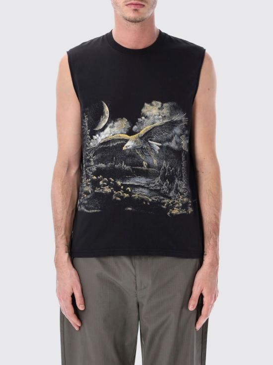 26SS 로아 반팔 티셔츠 YBMW021JY02 BLK0020 Black