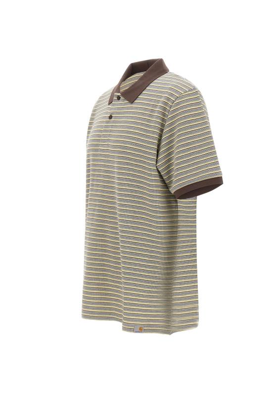 26SS 칼하트 WIP 폴로 티셔츠 I036306 3L9XX Bianco marrone - CARHARTT WIP