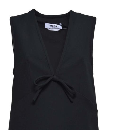 26SS 엠에스지엠 미디 원피스 3941MDA06257608 99 Black - MSGM