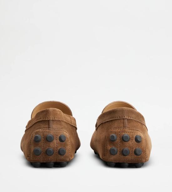 26SS 토즈 고미노 스웨이드 드라이빙 슈즈 XXM52K00640RE0S818 Brown - TODS