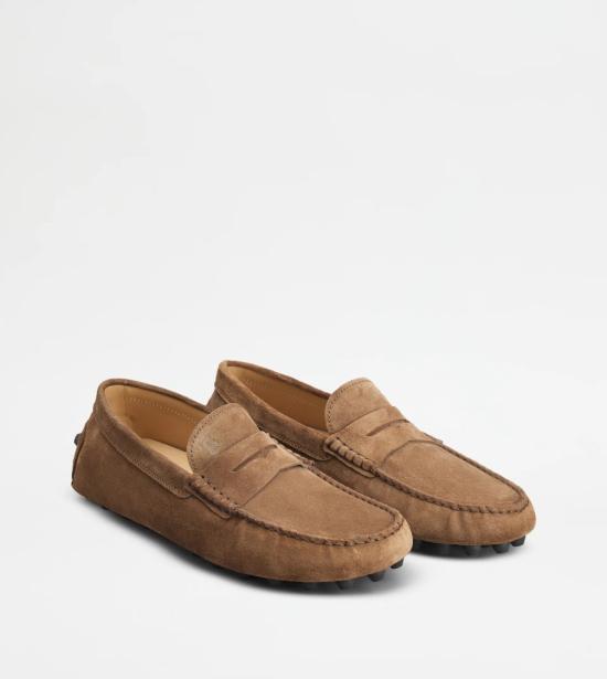 26SS 토즈 고미노 스웨이드 드라이빙 슈즈 XXM52K00640RE0S818 Brown - TODS