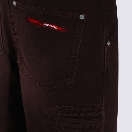 26SS 마르니 팬츠 PUMU0325GXUSCY6300M75 Brown - MARNI