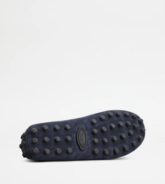 26SS 토즈 고미노 스웨이드 드라이빙 슈즈 XXM52K00640RE0U805 Blue - TODS