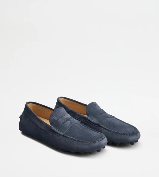 26SS 토즈 고미노 스웨이드 드라이빙 슈즈 XXM52K00640RE0U805 Blue - TODS