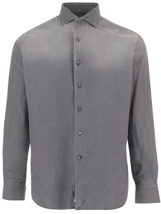 26SS Gherardi 긴팔 셔츠 BP13G7T10AJ533 Grey