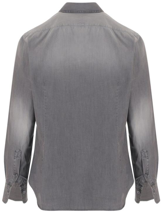26SS Gherardi 긴팔 셔츠 BP13G7T10AJ533 Grey - GHERARDINI