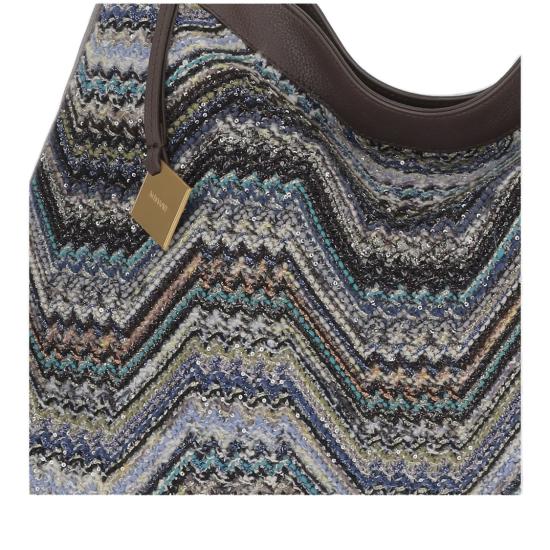 26SS 미소니 숄더백 MI10100F125 Grey - MISSONI