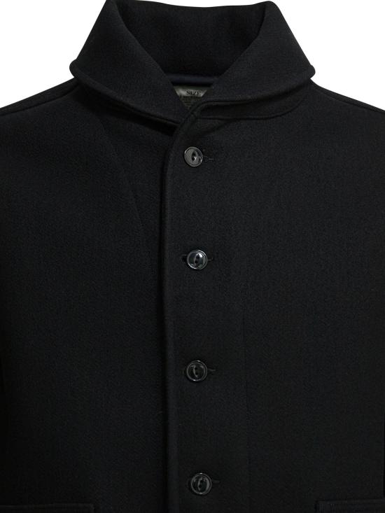 26SS 버즈 릭슨 자켓 울 소재 봄버 재킷, 재킷 및 코트, 블랙 - BUZZ RICKSON'S