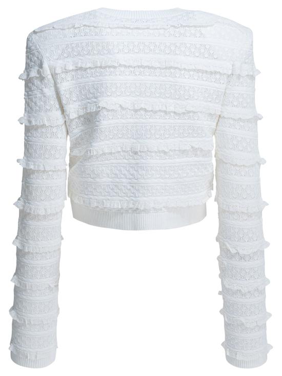 26SS 셀프 포트레이트 니트웨어 SS26063CWWHITE - SELF PORTRAIT