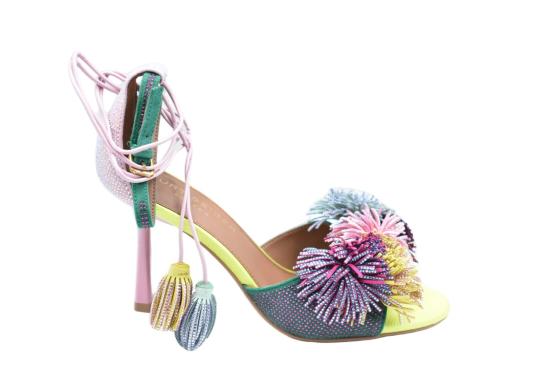 26SS 커트가이거 힐/펌프스 POM POM ANCLE Grey