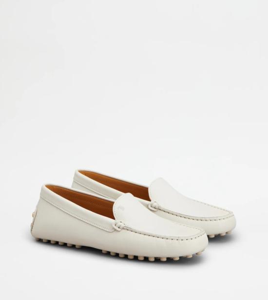 26SS 토즈 플랫 슈즈 XXW22L0KA20N6MB015 White - TODS