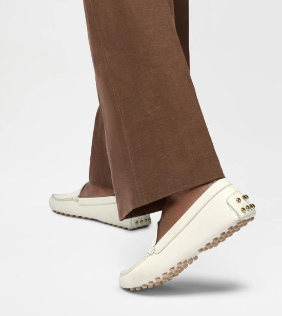 26SS 토즈 플랫 슈즈 XXW22L0KA20N6MB015 White - TODS