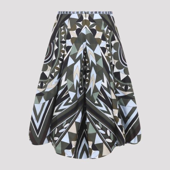 26SS 푸찌 미디 스커트 6HRT06 6H771 Grey - PUCCI