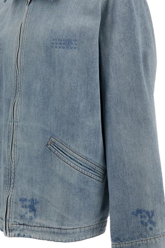 26SS MM6 메종마르지엘라 데님 셔츠 SH0AM0082M30055962 Blue - MM6 MAISON MARGIELA