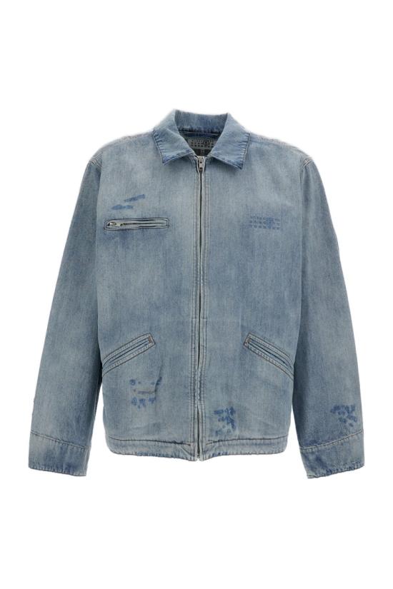 26SS MM6 메종마르지엘라 데님 셔츠 SH0AM0082M30055962 Blue