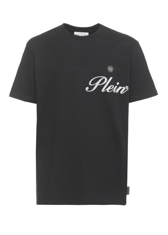 26SS 필립 플레인 반팔 티셔츠 SAFCMTK8880 PJY002N02 Black