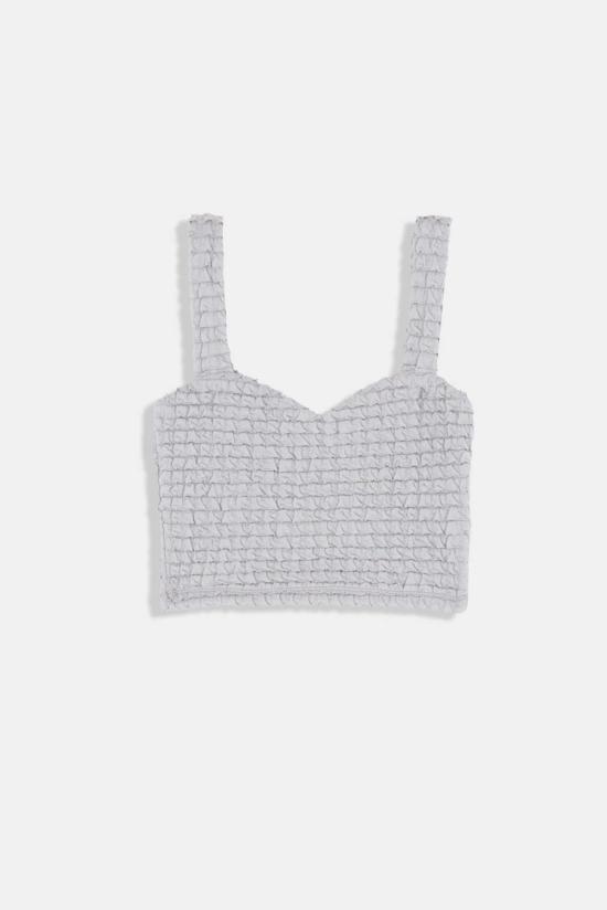  리타 민소매 티셔츠 로우 시그프리드 탑 펄 - RITA