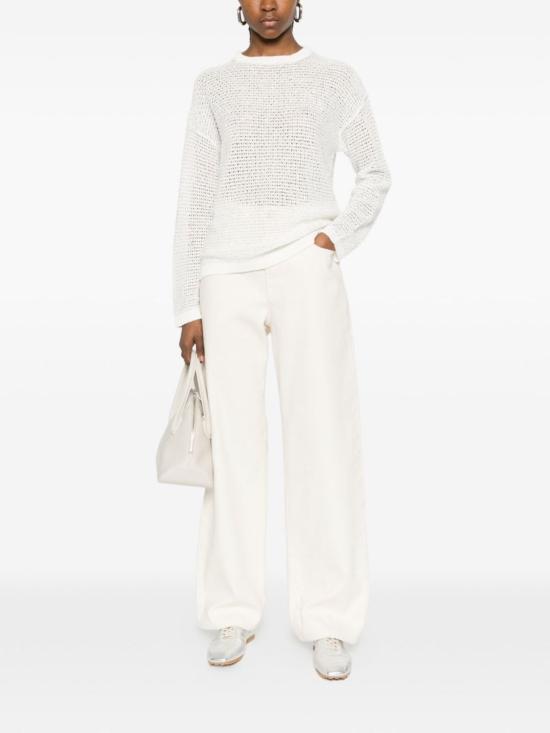  파비아나 필리피 스웨터 코튼  화이트 - FABIANA FILIPPI