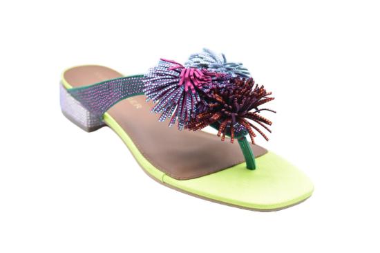 26SS 커트가이거 샌들 POM POM TBAR FLAT Neutrals - KURT GEIGER