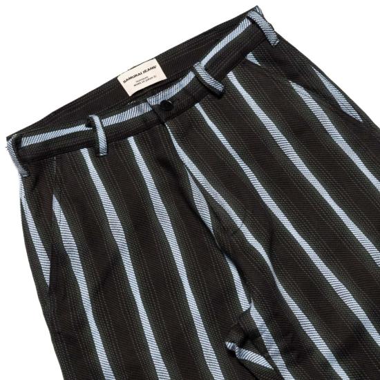  사무라이 진스 스트레이트 팬츠 사무라이 진 Sjap25 Dps 드렁큰 스트라이프 2웨이 팬츠 - SAMURAI JEANS