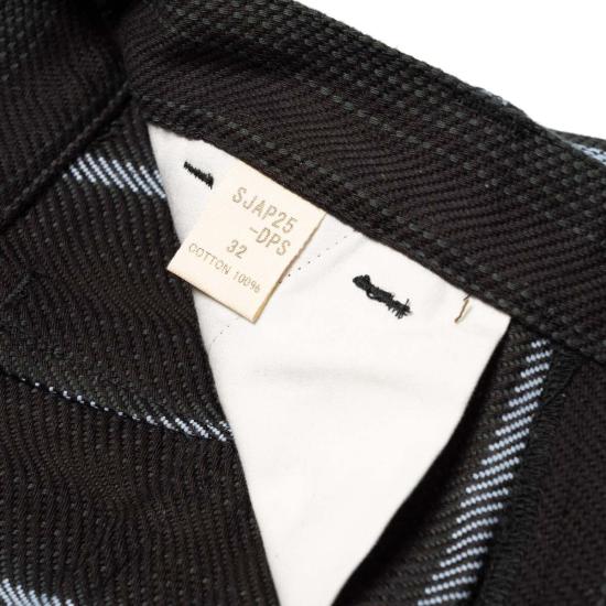  사무라이 진스 스트레이트 팬츠 사무라이 진 Sjap25 Dps 드렁큰 스트라이프 2웨이 팬츠 - SAMURAI JEANS