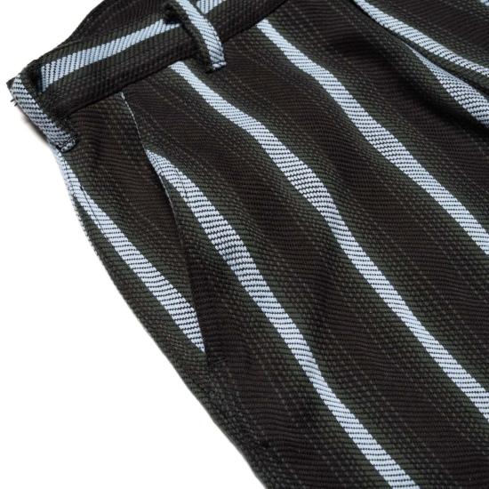  사무라이 진스 스트레이트 팬츠 사무라이 진 Sjap25 Dps 드렁큰 스트라이프 2웨이 팬츠 - SAMURAI JEANS