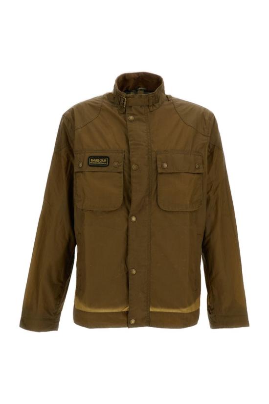 26SS 바버 바버 x 바라쿠타 타인 왁스 카 코트 MWX2455SN31 Brown