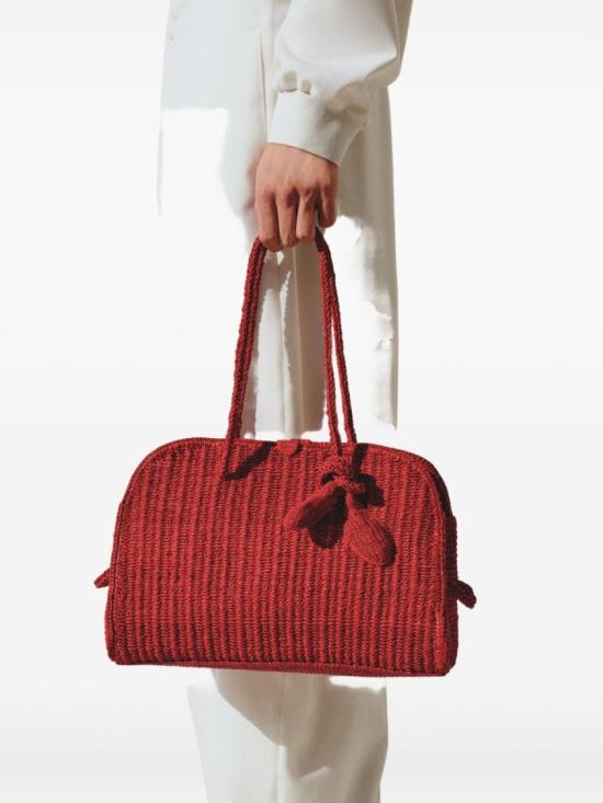 26SS 자크뮈스 투리스모 소프트 볼링백 BAU00417 BW00513 470 Red - JACQUEMUS