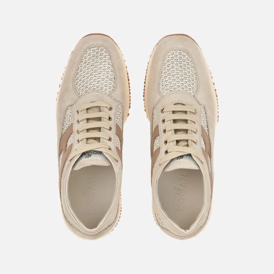 26SS 호간 플랫 슈즈 HXW00N0GB80V190RWI Neutrals - HOGAN