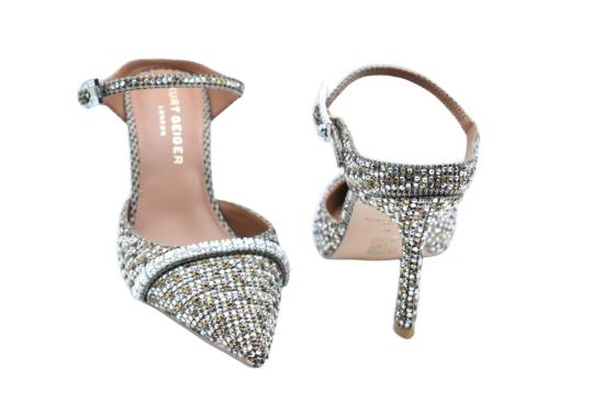 26SS 커트가이거 힐/펌프스 STRASS POINTMULE Grey - KURT GEIGER