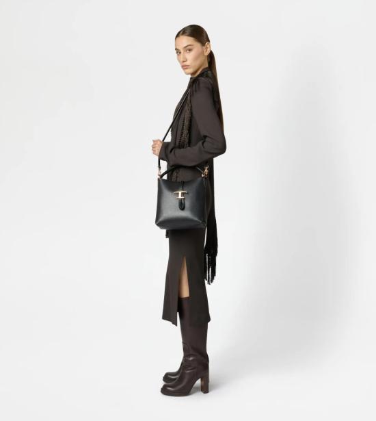 26SS 토즈 T 타임리스 버킷 백 미니 XBWTSEK0100XSOB999 Black - TODS