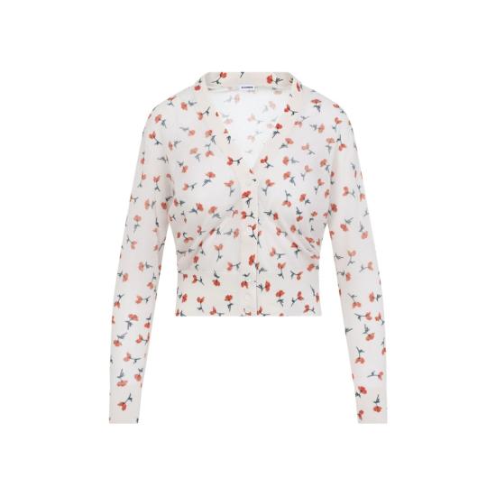 26SS 질샌더 니트웨어 J03HP0024 J15480 White